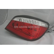 BMW E60 Red Clear Light Bar Tail Lamp